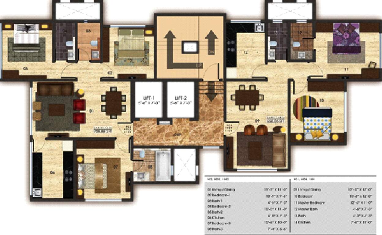 Images for Cluster Plan of Jadhwani Krimson Splendour