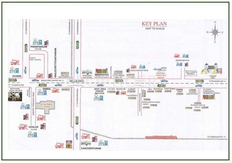 Images for Location Plan of Deepam Sri Sai Babaa Avenue