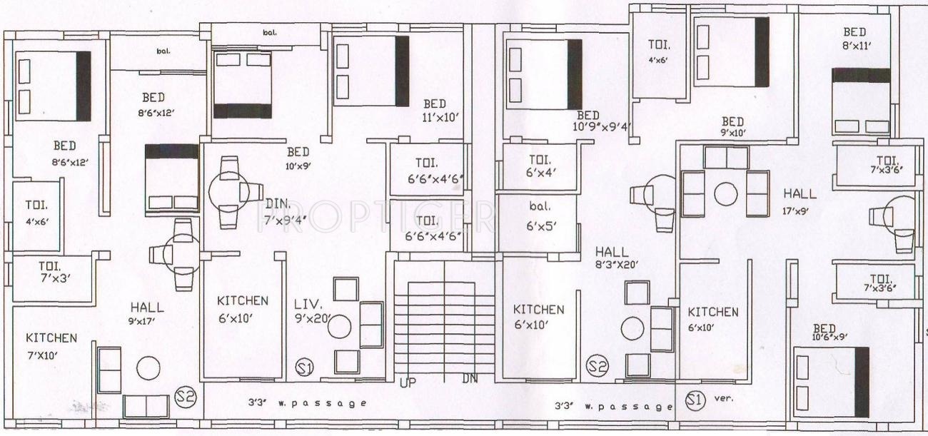Maha Flats Nanganallur Cluster Plan