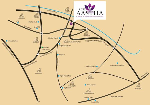 ace-aastha-building-a Location Plan
