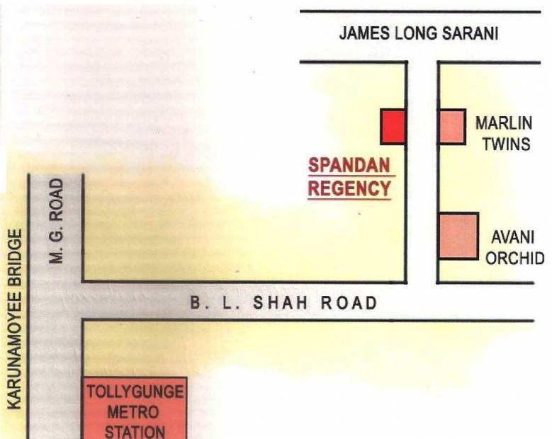 Images for Location Plan of Spandan Regency