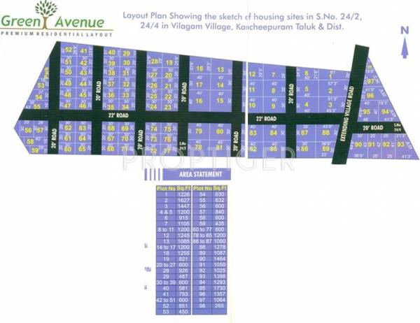 Images for Layout Plan of Sri enterprises Green Avenue