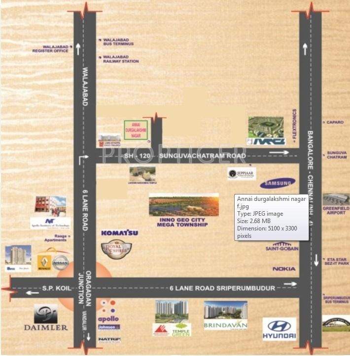 Images for Location Plan of Gita Annai Durgalakshmi Nagar