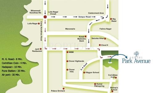  park-avenue Images for Location Plan of Gemini Housing Park Avenue