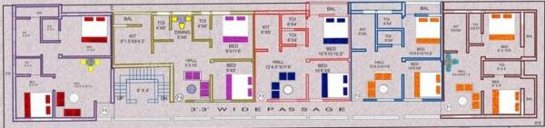 Images for Cluster Plan of Maha Flats Bharathiyaar Street