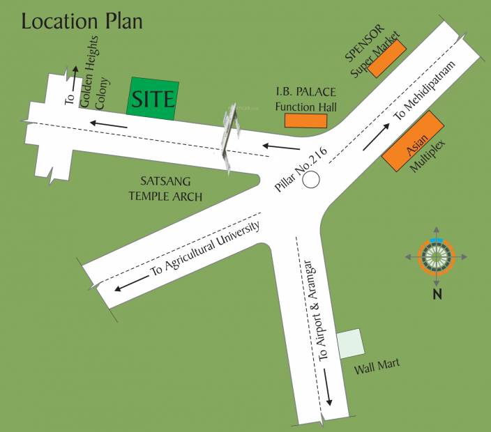 Images for Location Plan of Swagath Swagath Delight