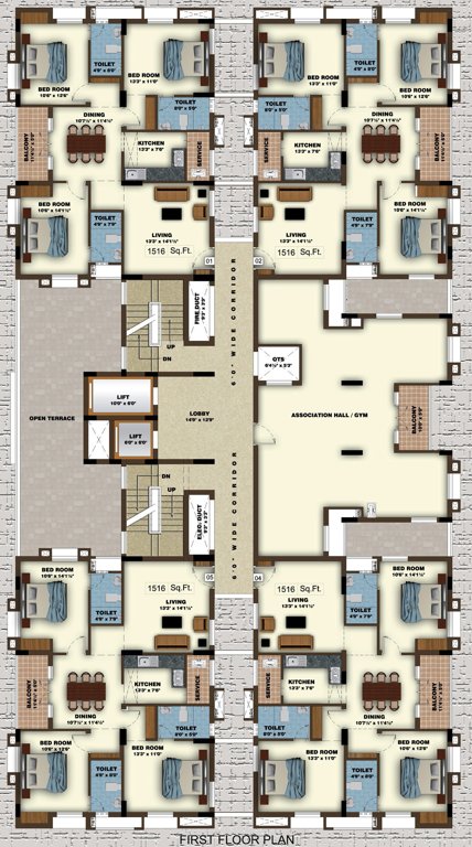Images for Cluster Plan of Griha Sapthagiri Heights