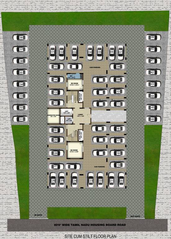 Images for Cluster Plan of Griha Sapthagiri Heights