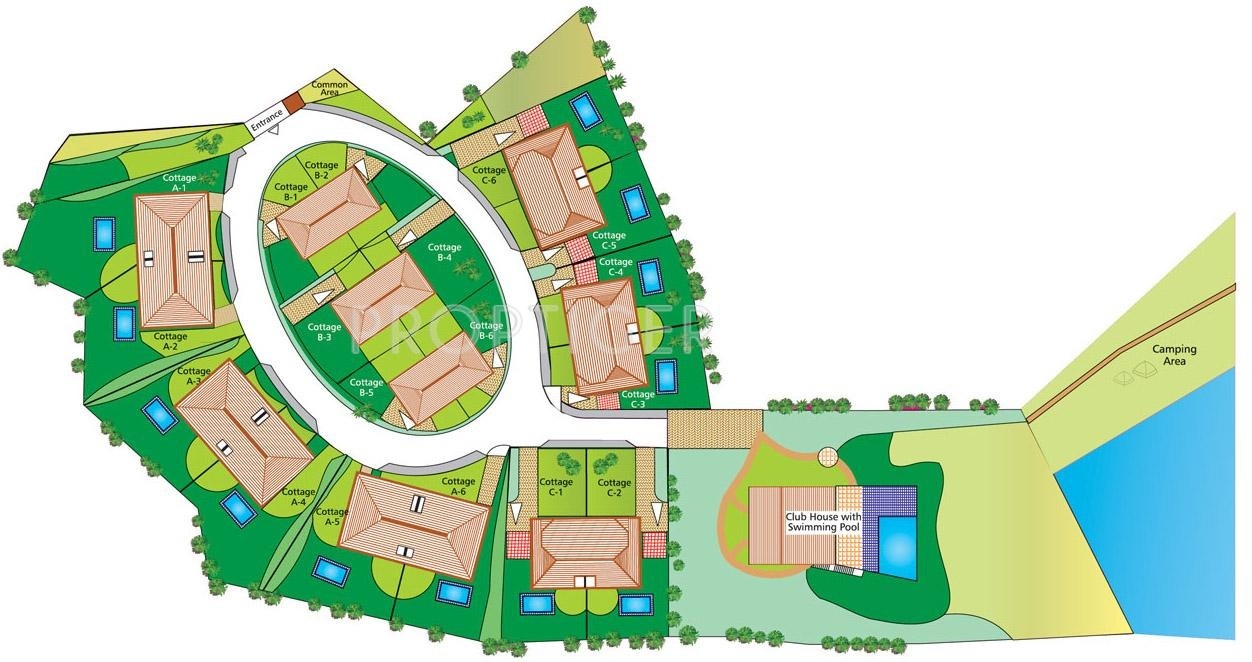 Images for Layout Plan of Synergy Bougain Villa Cluster 2