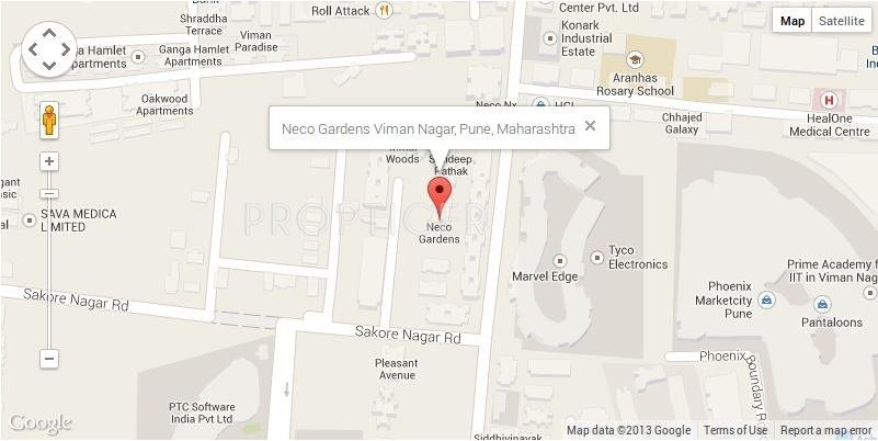 Images for Location Plan of Vasupujya Corporation Neco Gardens