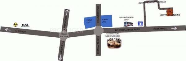 MACC Developers Surya Chandar Location Plan
