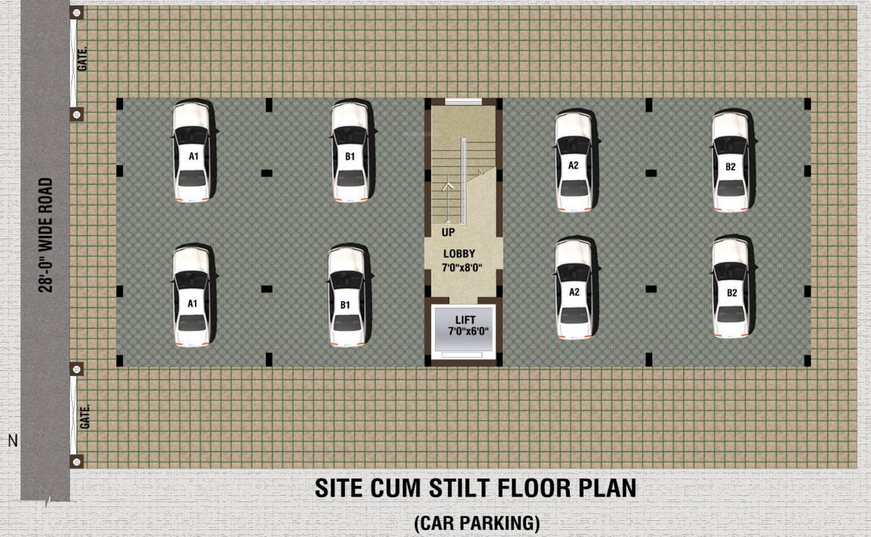Images for Cluster Plan of Griha Construction Venkatadri