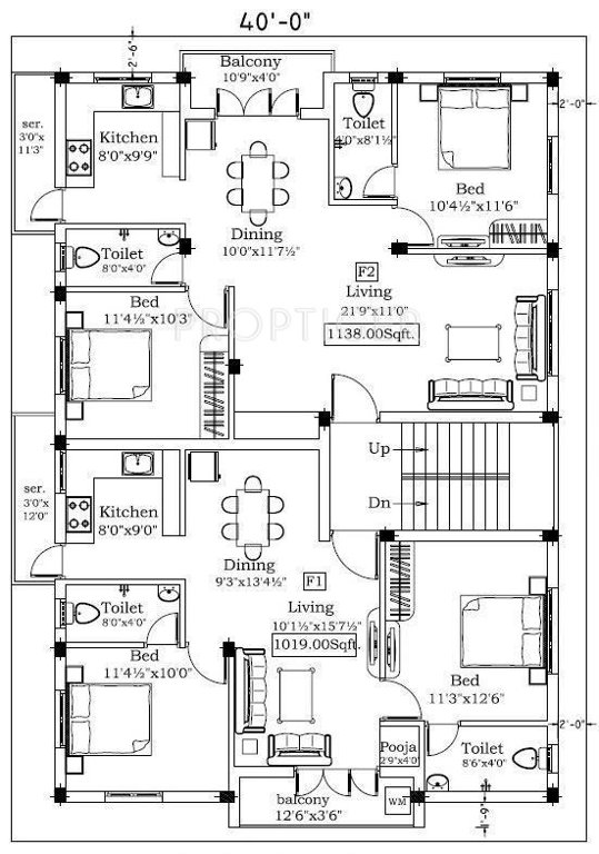 Images for Cluster Plan of Pavani Palms