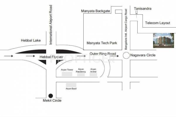 Images for Location Plan of Aryan Build Estates Pvt Ltd Faery