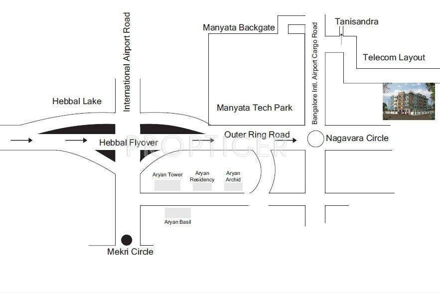 Images for Location Plan of Aryan Build Estates Pvt Ltd Faery
