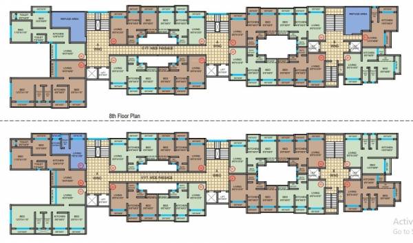  gaurav-heights Wing A Cluster Plan