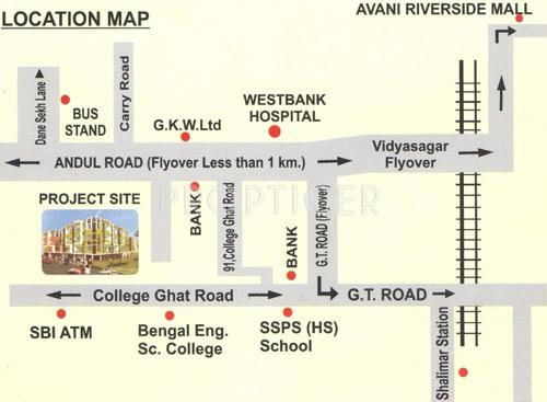 Images for Location Plan of VAC Residency residency Images for Location Plan of VAC Residency