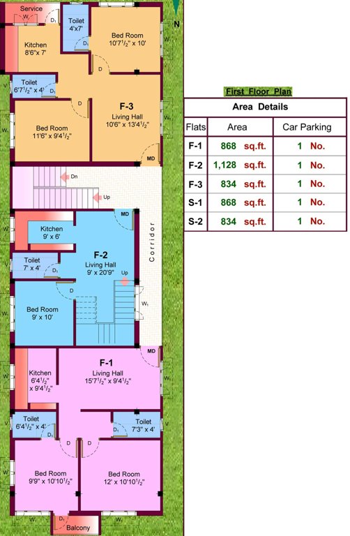 Images for Cluster Plan of Yogalakshmi Constructions Kanagathara