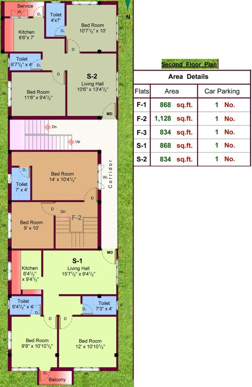 Images for Cluster Plan of Yogalakshmi Constructions Kanagathara