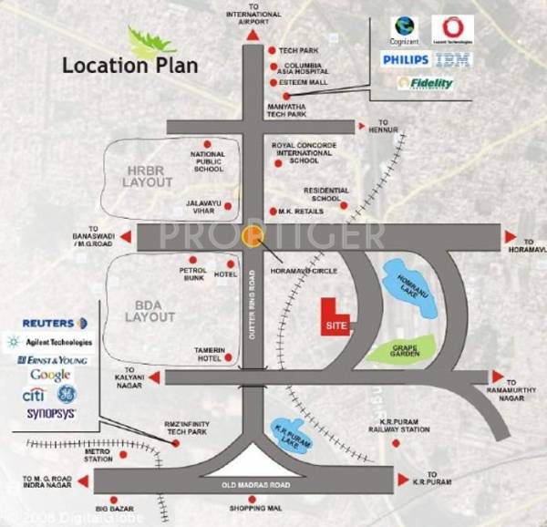 Images for Location Plan of Sree Harsha Developers Landmark