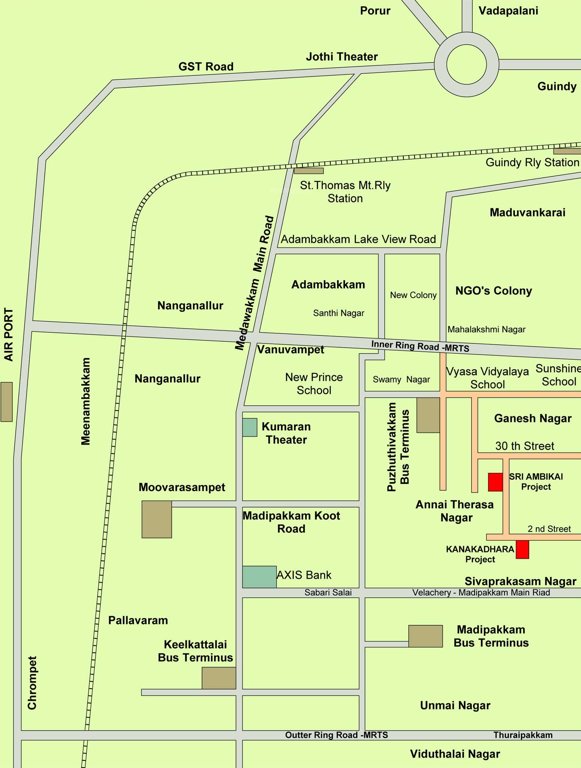 Images for Location Plan of Yogalakshmi Constructions Sri Ambikai