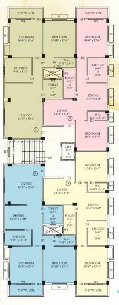 Images for Cluster Plan of SP SP Apartment