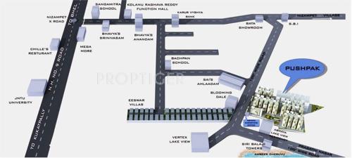  pushpak Images for Location Plan of Vazhraa Pushpak
