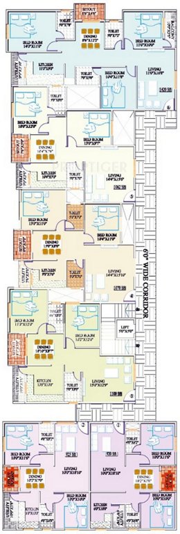 enclave Tower A Cluster Plan
