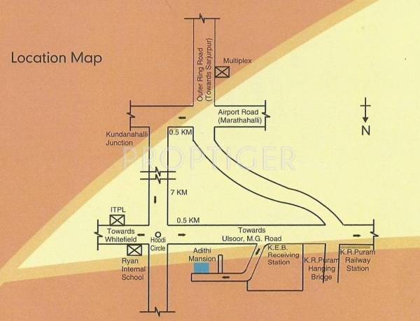 Images for Location Plan of Adithi Adithi Mansion