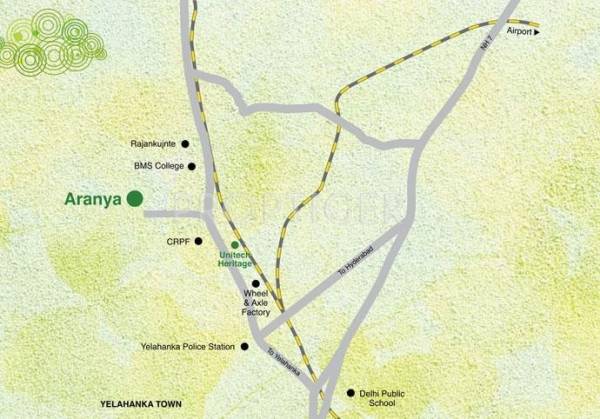 Images for Location Plan of Unitech Aranya