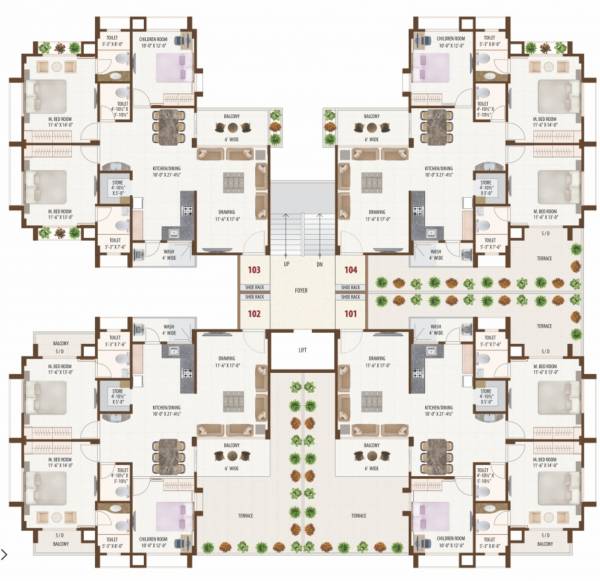Images for Cluster Plan of Shree Kunj Elegance