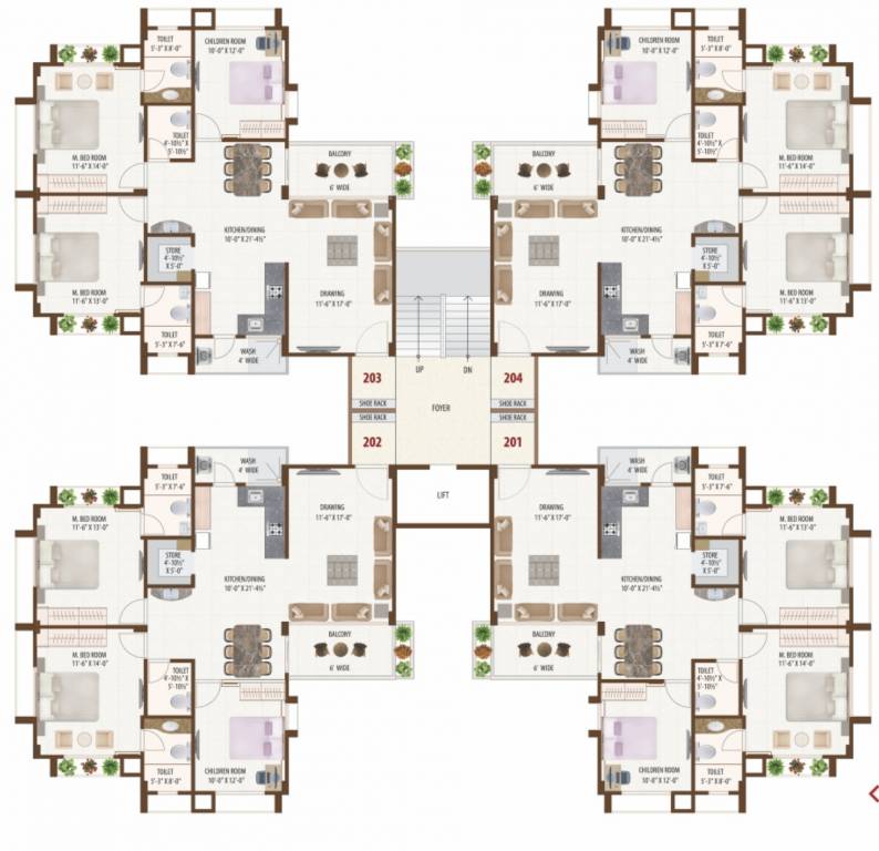 Images for Cluster Plan of Shree Kunj Elegance