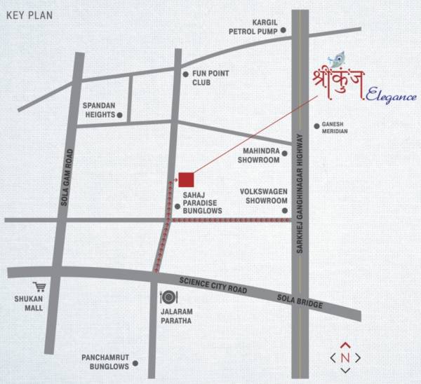 Images for Location Plan of Shree Kunj Elegance