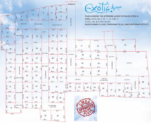 Images for Layout Plan of Anand Exotic Avenue