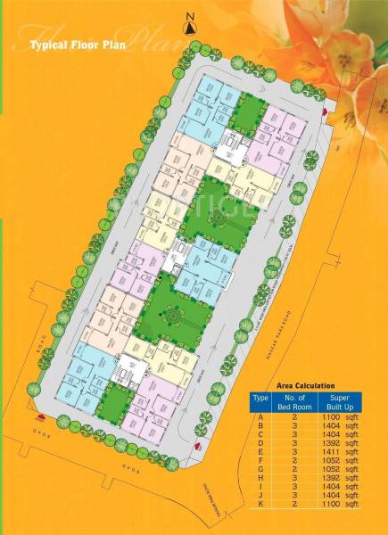  regency Wing C Cluster Plan
