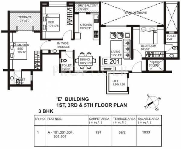 Images for Cluster Plan of Mantri Waterfront II