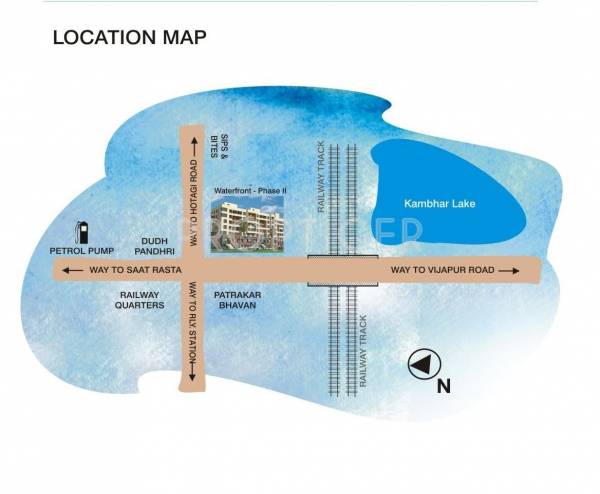 Mantri Realty Waterfront II Location Plan