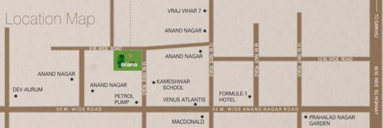 oriana Location Plan
