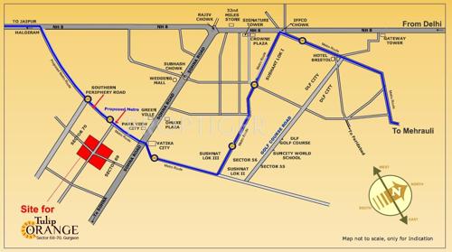  orange Images for Location Plan of Tulip Orange