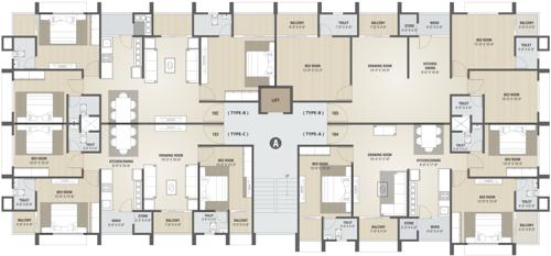 Images for Cluster Plan of Sachet Vedant Shreeji Enclave