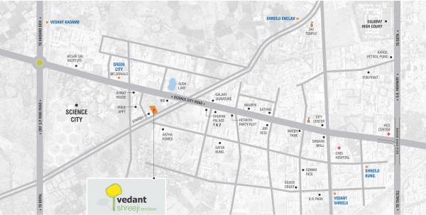 Images for Location Plan of Sachet Vedant Shreeji Enclave