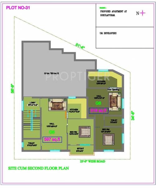 Images for Cluster Plan of UM Gokulam Phase 2