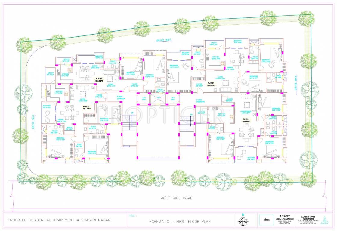 Images for Cluster Plan of Adroit Urban Developers Origin