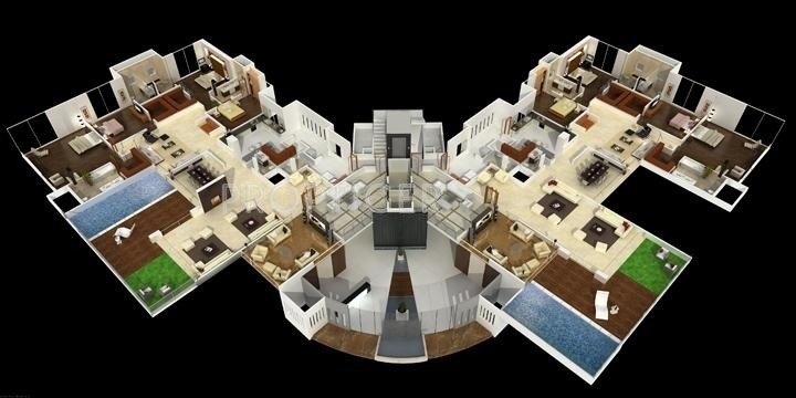  manhattan Tower 1 Cluster Plan