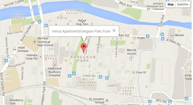 Images for Location Plan of Vasupujya Corporation Venus Apartment