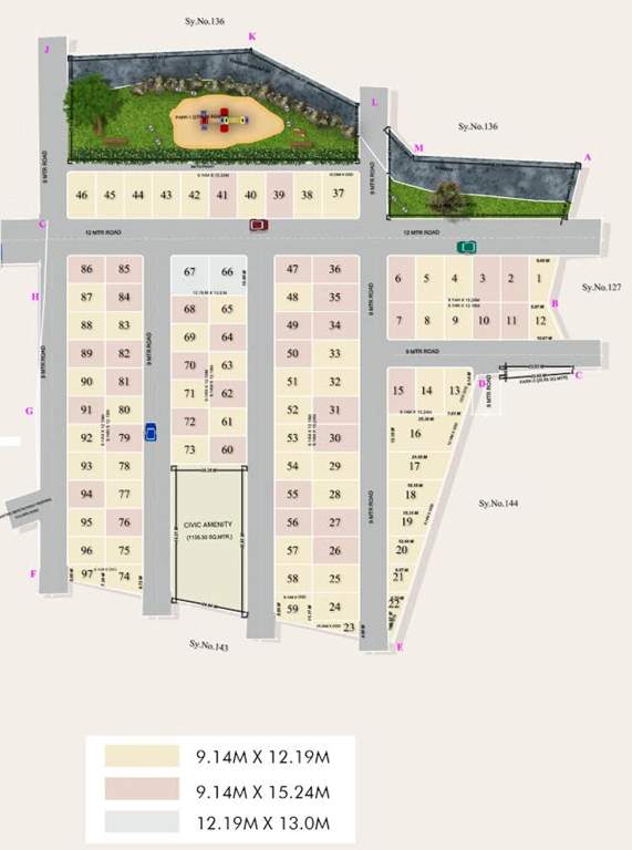 Images for Master Plan of VS MSK Paradise