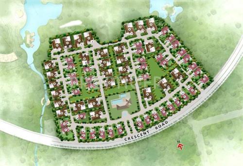 Images for Layout Plan of Amanora Sweet Water Villa Plots