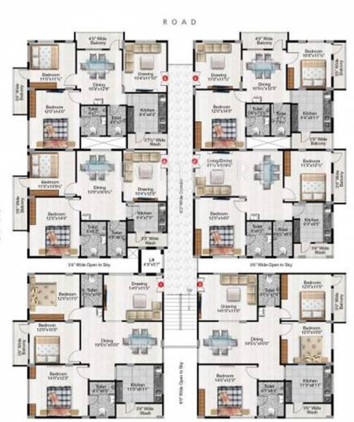 Images for Cluster Plan of Pegasus Soorya Shine