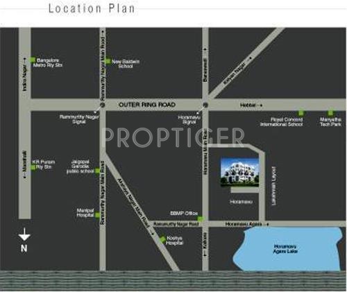 Pegasus Properties Soorya Shine Location Plan