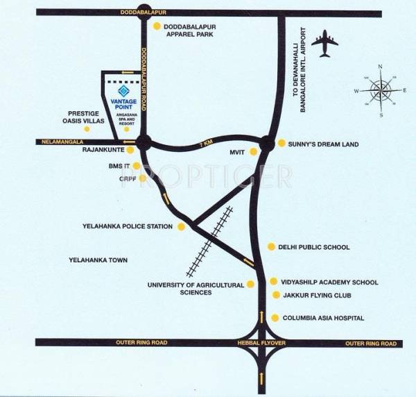Pegasus Properties AVS Vantage Point Location Plan